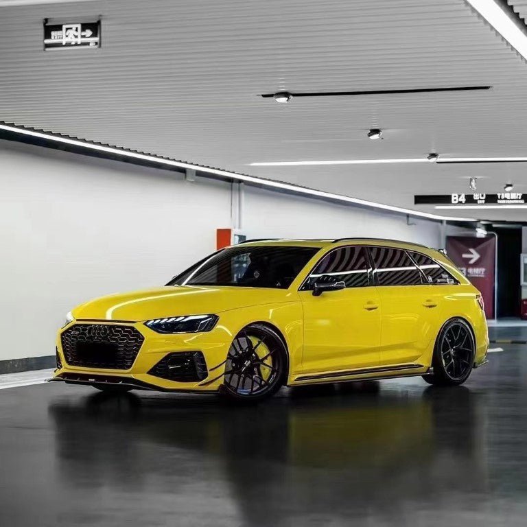 KARBEL -AUDI RS4 B9.5 DRY CARBON FIBRE FOG LIGHT TRIM OVERLAY