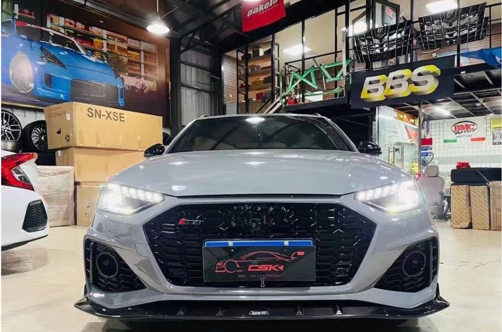 KARBEL - AUDI RS4 B9.5 DRY CARBON FIBRE FRONT LIP