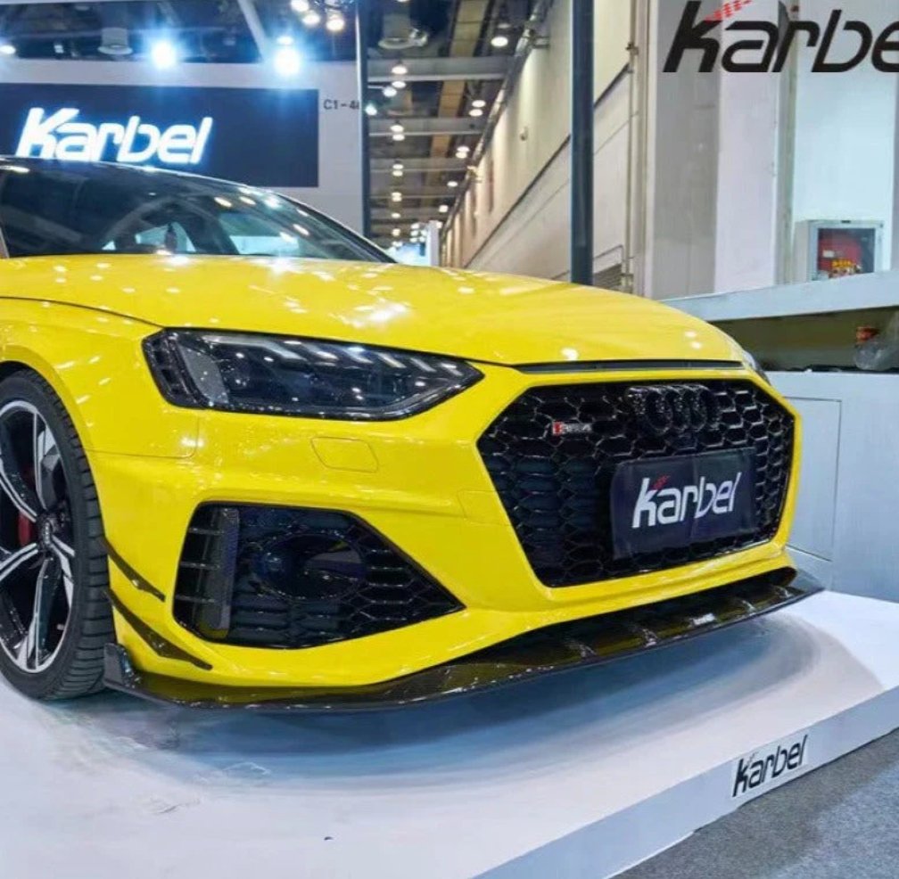 KARBEL - AUDI RS4 B9.5 DRY CARBON FIBRE FRONT LIP