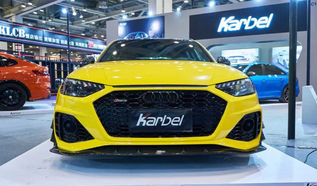 KARBEL - AUDI RS4 B9.5 DRY CARBON FIBRE FRONT LIP