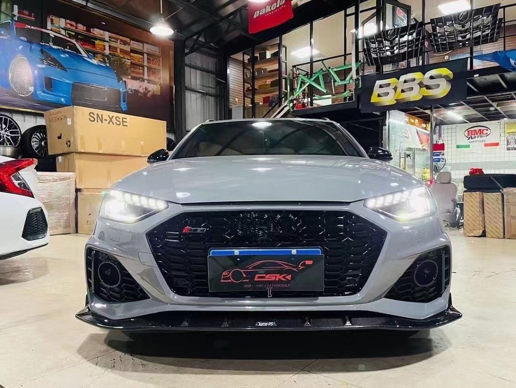 KARBEL - AUDI RS4 B9.5 DRY CARBON FIBRE HEADLIGHT TRIM OVERLAY