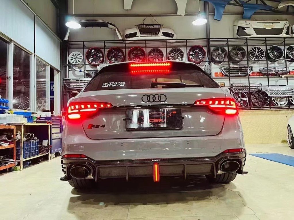 KARBEL - AUDI RS4 B9.5 DRY CARBON FIBRE REAR DIFFUSER