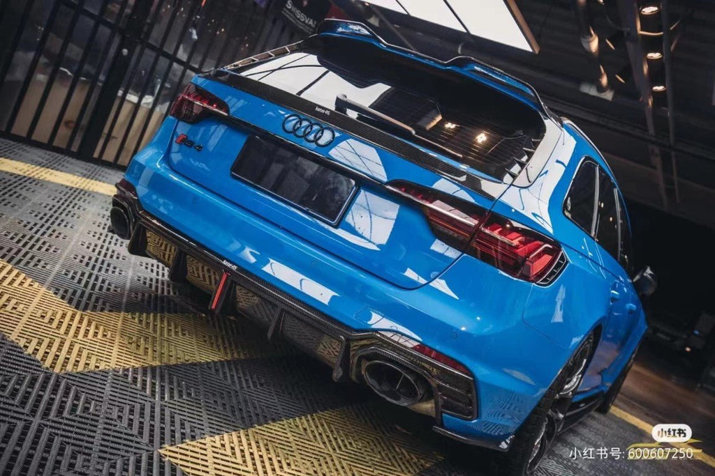 KARBEL - AUDI RS4 B9.5 DRY CARBON FIBRE REAR DIFFUSER