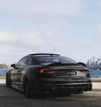 KARBEL - AUDI RS5 B9 CARBON FIBER LED REAR DIFFUSER