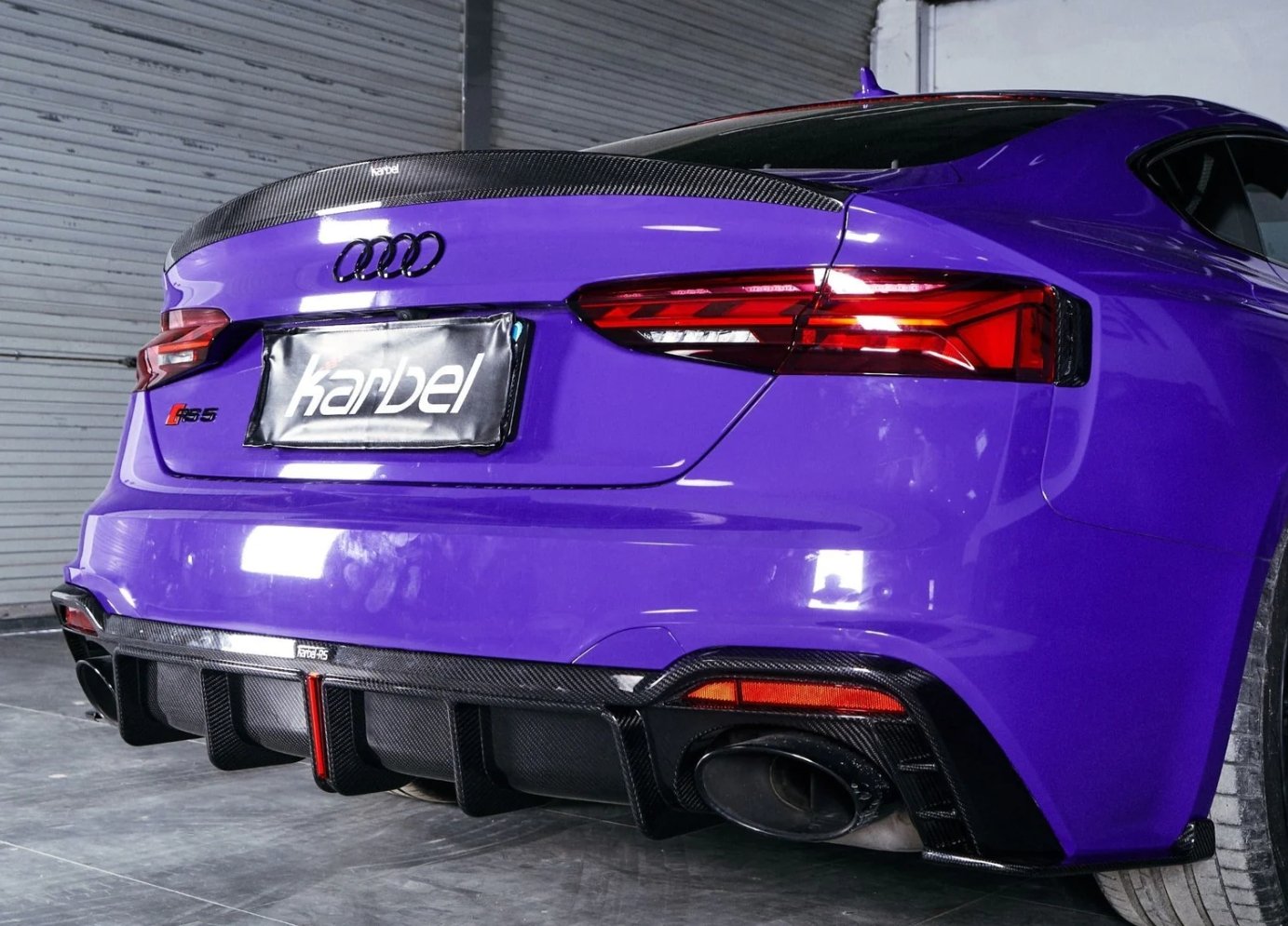 KARBEL - AUDI RS5 B9.5 2020+  DRY CARBON REAR DIFFUSER