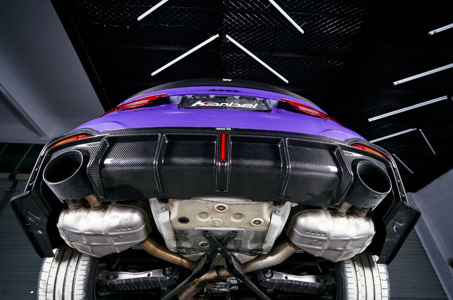 KARBEL - AUDI RS5 B9.5 2020+  DRY CARBON REAR DIFFUSER