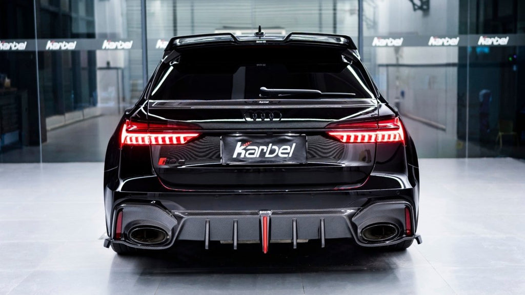 KARBEL- AUDI RS6 C8 2020+ DRY CARBON FIBRE ROOF SPOILER