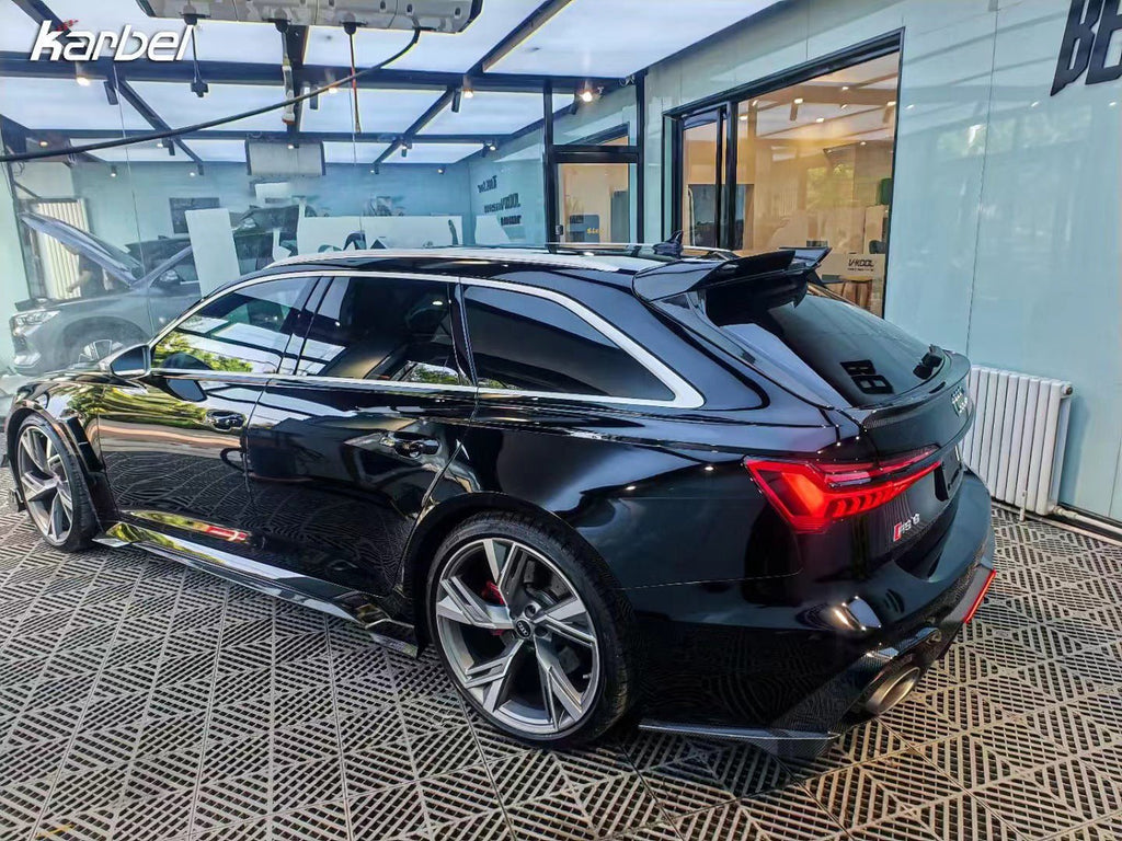 KARBEL - AUDI RS6 C8 DRY CARBON FIBRE REAR MID SPOILER