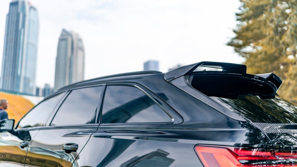 KARBEL - AUDI RS6 C8 DRY CARBON FIBRE REAR MID SPOILER