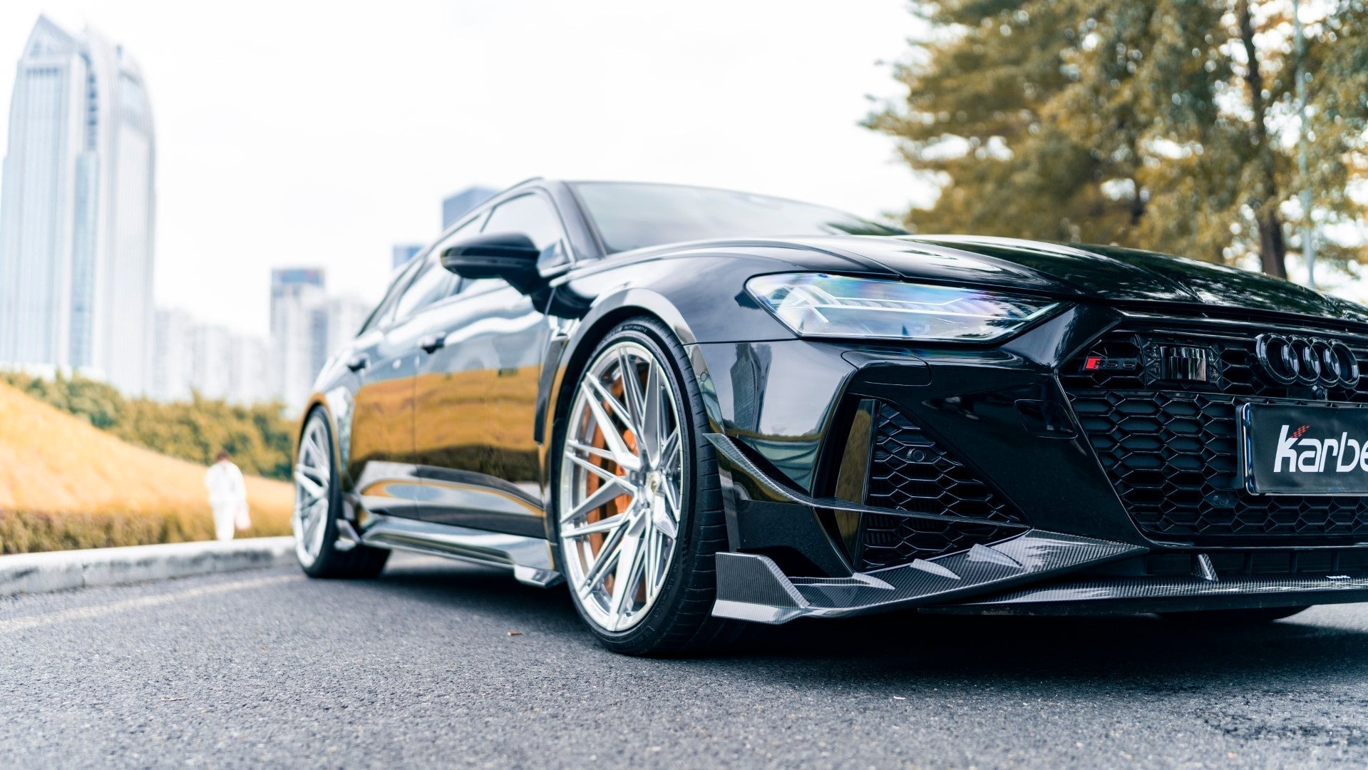 KARBEL - AUDI RS6 RS7 C8 CARBON FIBRE FRONT CANARDS