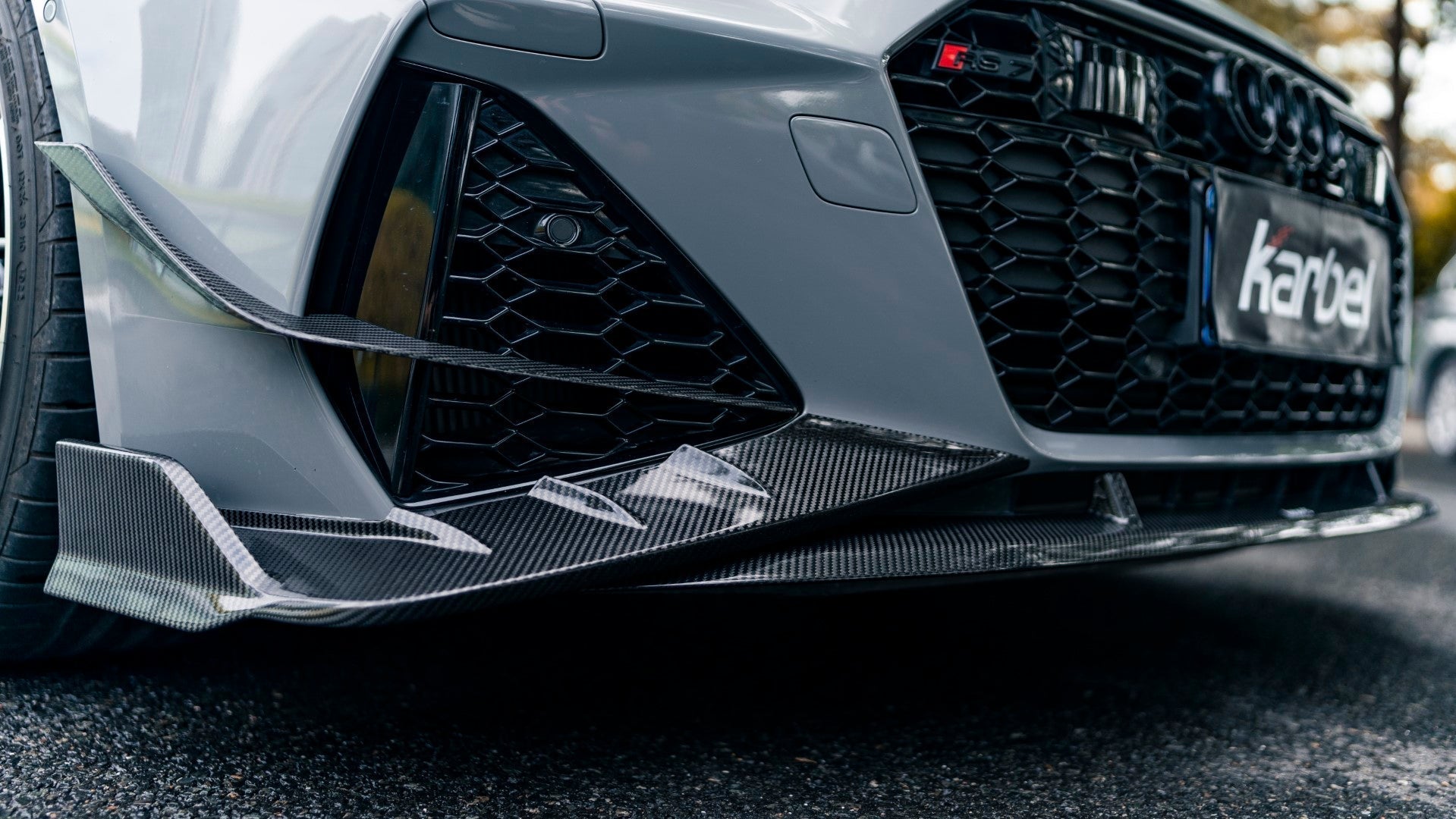 KARBEL - AUDI RS6 RS7 C8 DRY CARBON FIBRE FRONT LIP