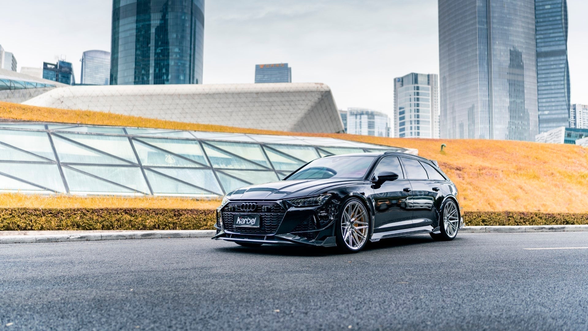 KARBEL - AUDI RS6 RS7 C8 DRY CARBON FIBRE FRONT LIP