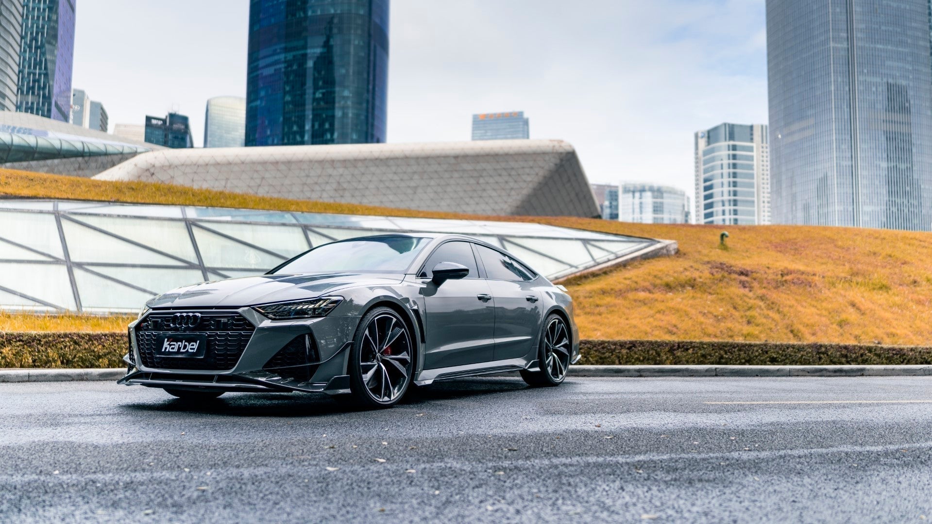 KARBEL - AUDI RS6 RS7 C8 DRY CARBON FIBRE FRONT LIP