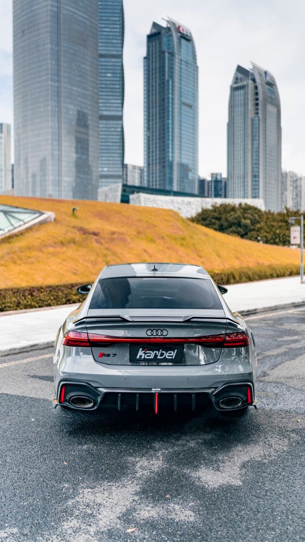 KARBEL - AUDI RS6 RS7 C8 DRY CARBON FIBRE REAR DIFFUSER