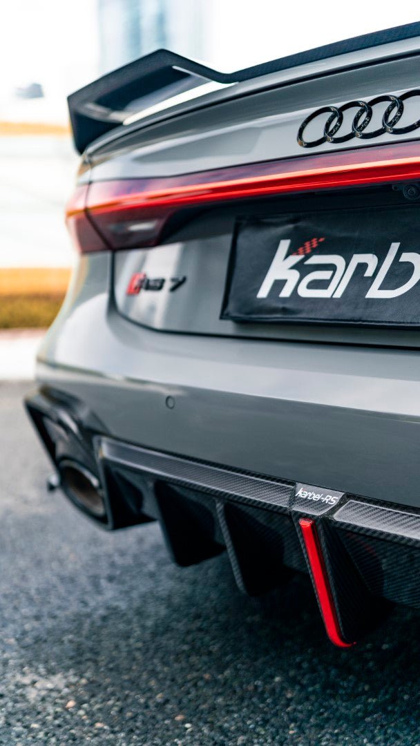 KARBEL - AUDI RS6 RS7 C8 DRY CARBON FIBRE REAR DIFFUSER