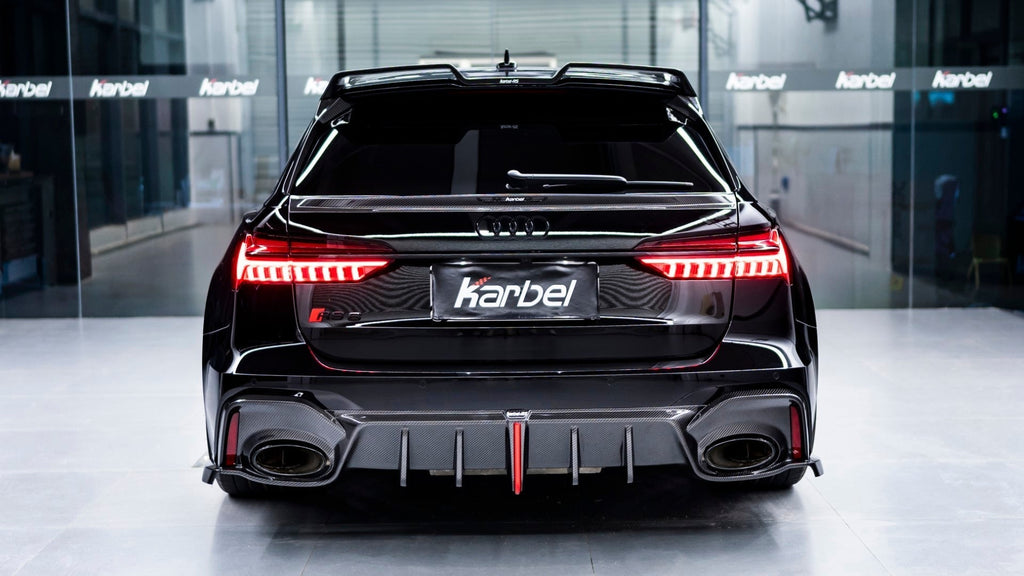 KARBEL - AUDI RS6 RS7 C8 DRY CARBON FIBRE REAR DIFFUSER