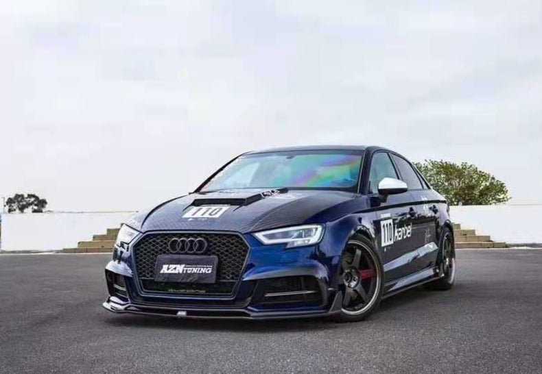 KARBEL - AUDI S3 S-LINE / S3 8V CARBON FIBRE FRONT LIP V1
