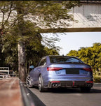 KARBEL - AUDI S4 B9.5 CARBON FIBRE REAR DIFFUSER V1