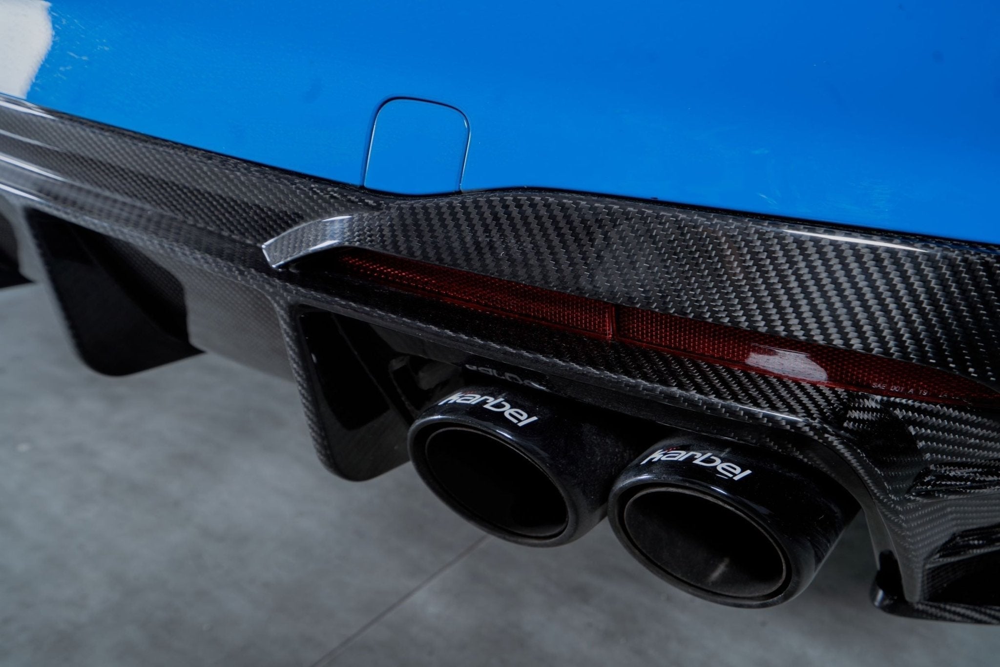 KARBEL - AUDI S4 B9.5 CARBON FIBRE REAR DIFFUSER V1
