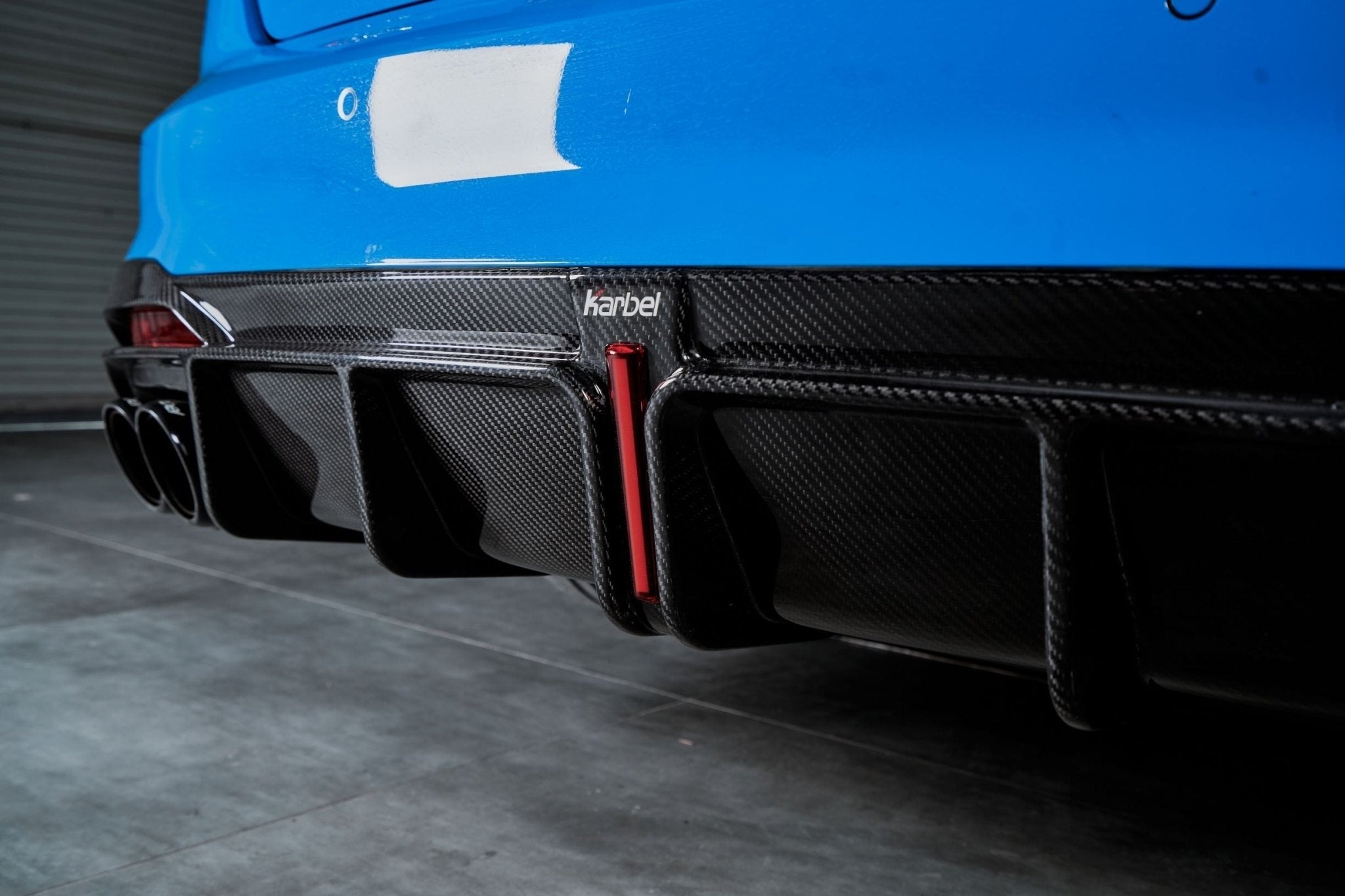 KARBEL - AUDI S4 B9.5 CARBON FIBRE REAR DIFFUSER V1