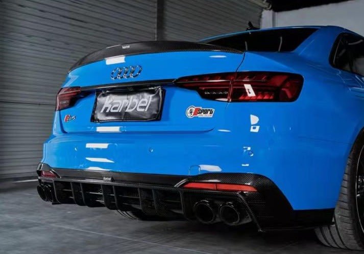 KARBEL - AUDI S4 B9.5 CARBON FIBRE REAR DIFFUSER V2