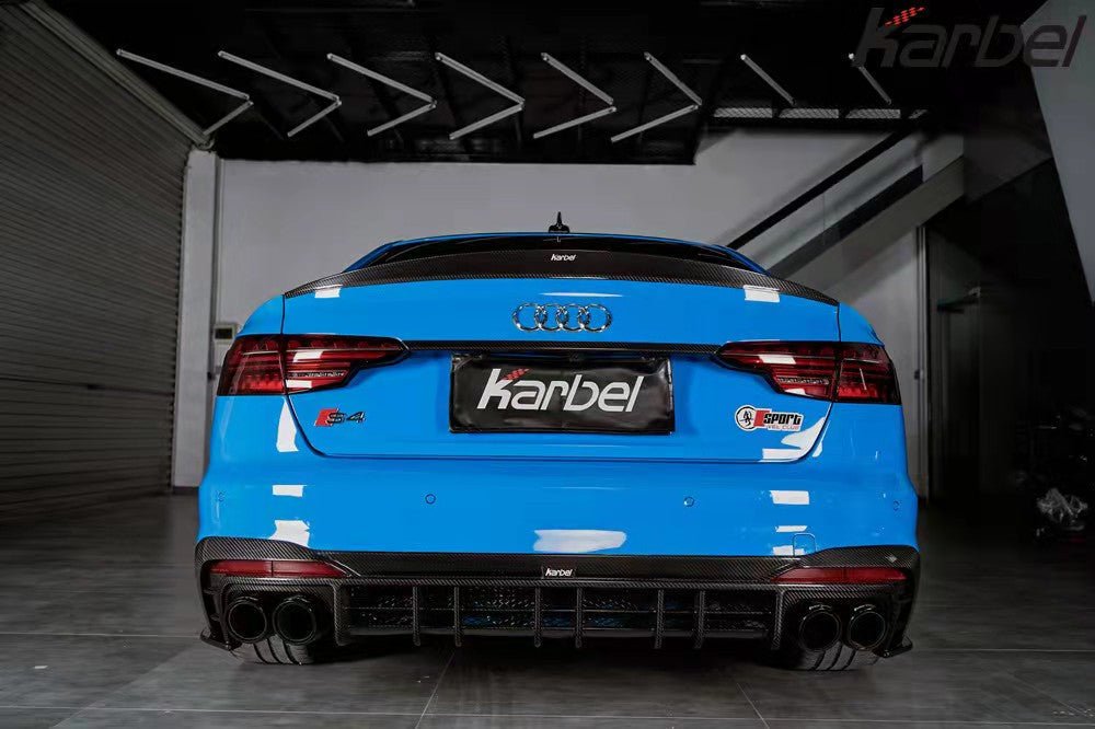 KARBEL - AUDI S4 B9.5 CARBON FIBRE REAR DIFFUSER V2