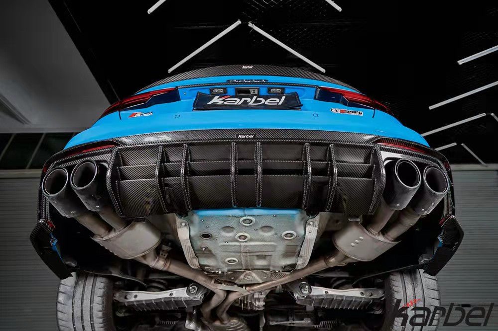 KARBEL - AUDI S4 B9.5 CARBON FIBRE REAR DIFFUSER V2