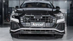 KARBEL - AUDI SQ8 Q8 S-LINE CARBON FIBRE FRONT LIP SPLITTER