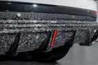 KARBEL - AUDI SQ8 Q8 S-LINE CARBON FIBRE LED REAR DIFFUSER
