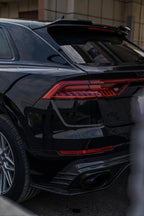 KARBEL - AUDI SQ8 Q8 S-LINE CARBON FIBRE LED REAR DIFFUSER
