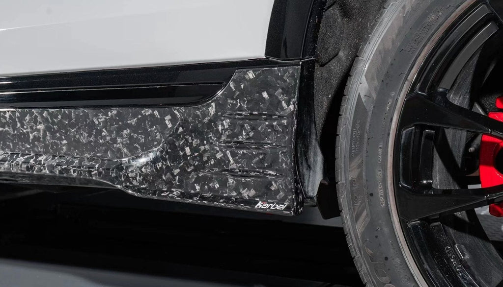 KARBEL - AUDI SQ8 Q8 S-LINE CARBON FIBRE SIDE SKIRTS