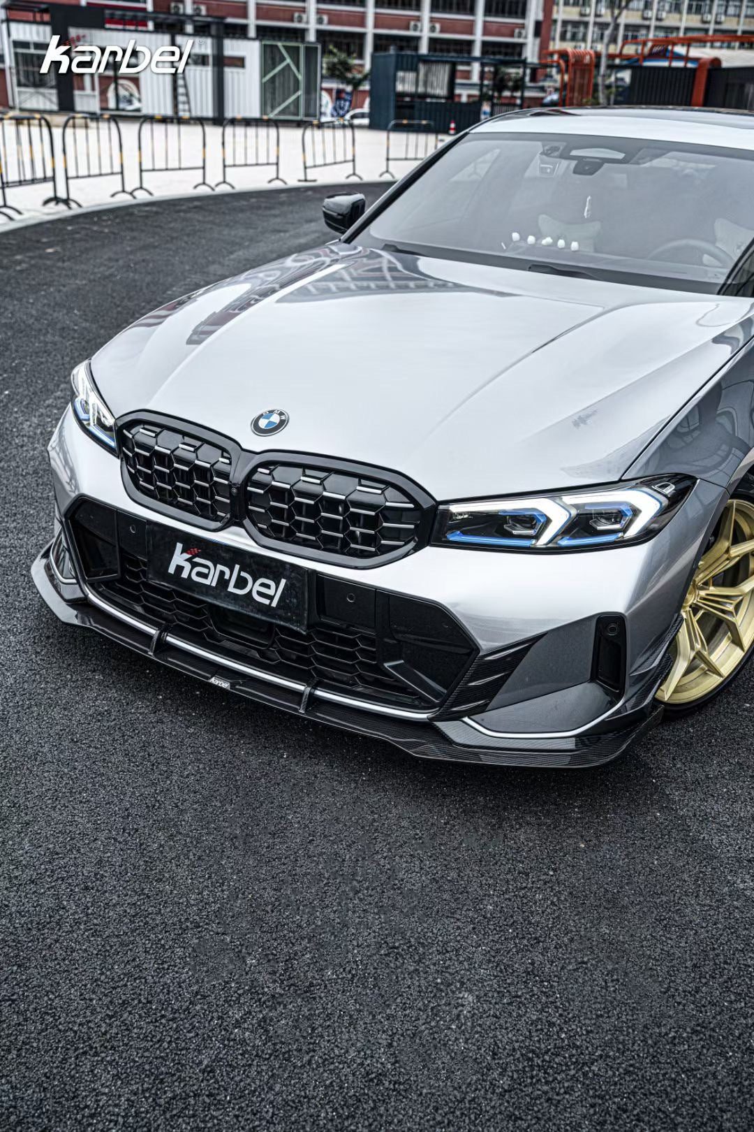 KARBEL - BMW 3 SERIES G20 LCI CARBON FIBRE FRONT LIP V2