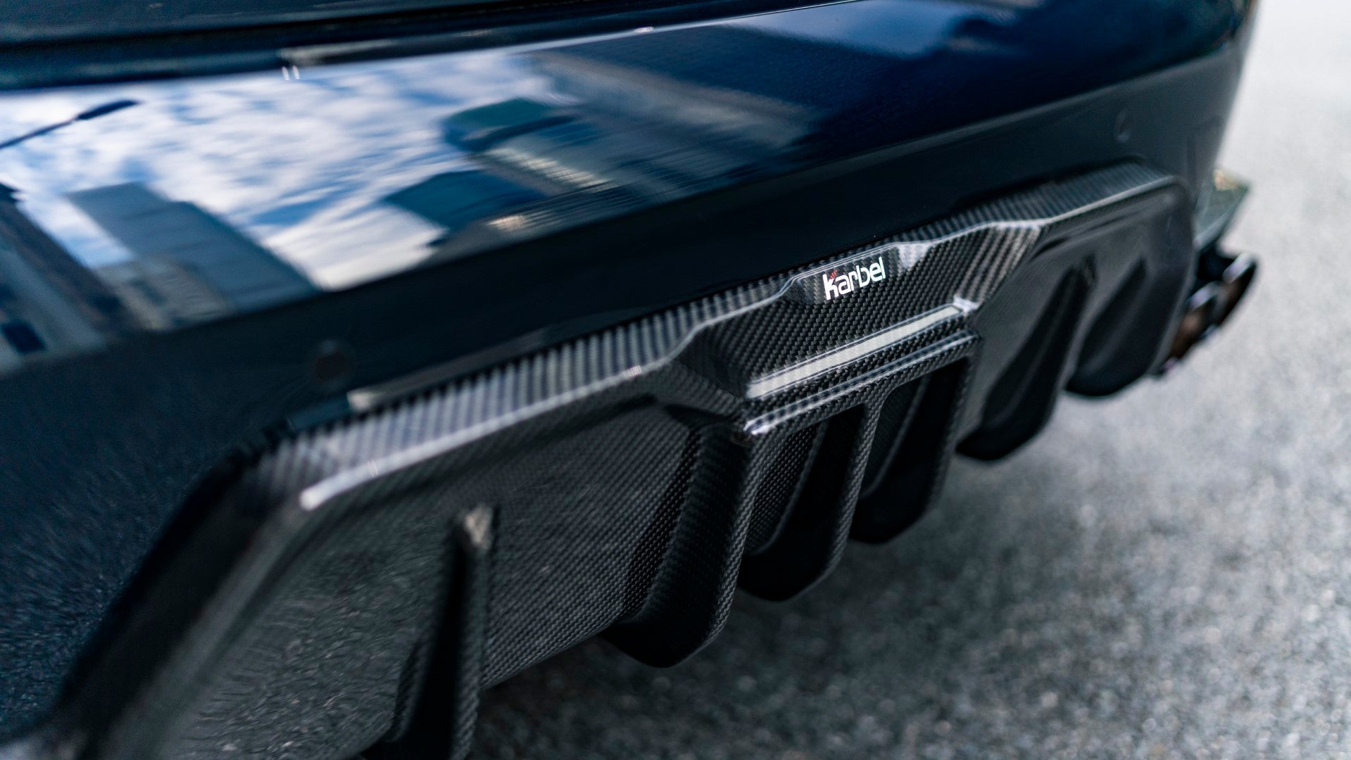 KARBEL - BMW 3 SERIES G20 LCI CARBON FIBRE REAR DIFFUSER
