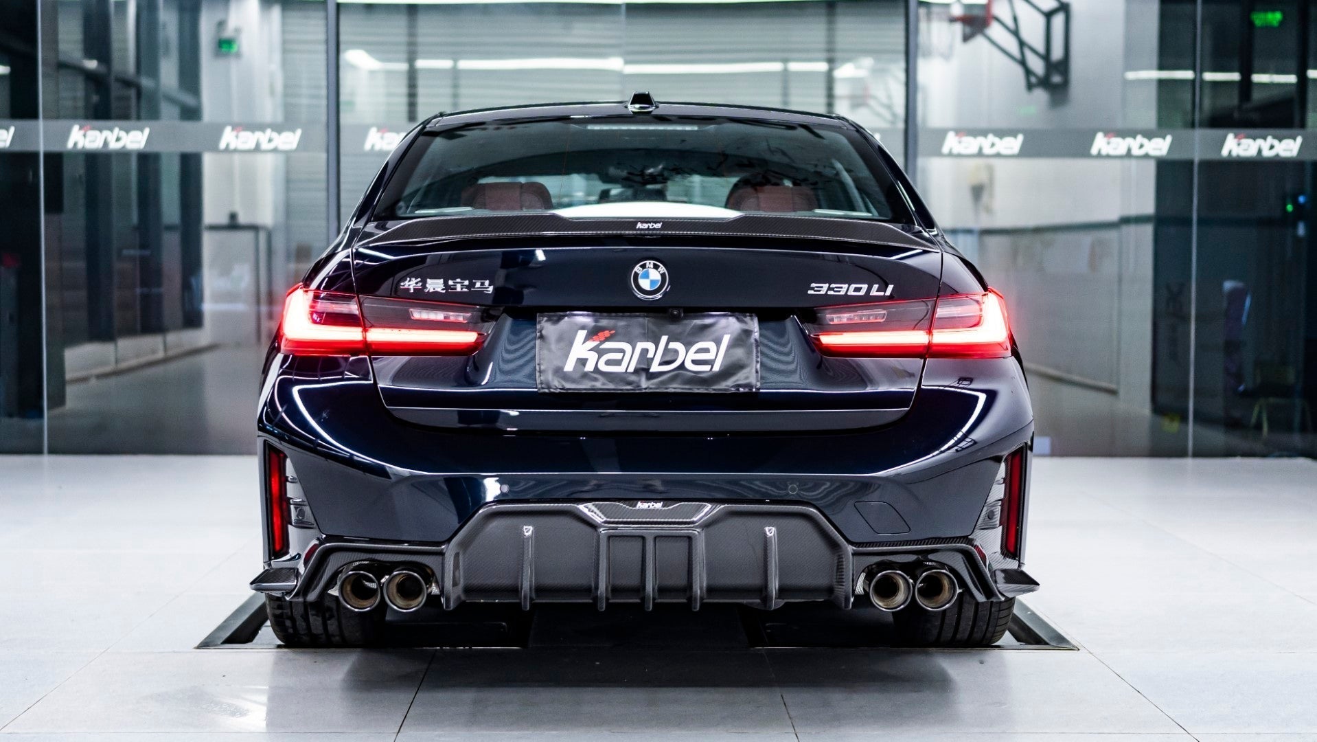 KARBEL - BMW 3 SERIES G20 LCI CARBON FIBRE REAR DIFFUSER