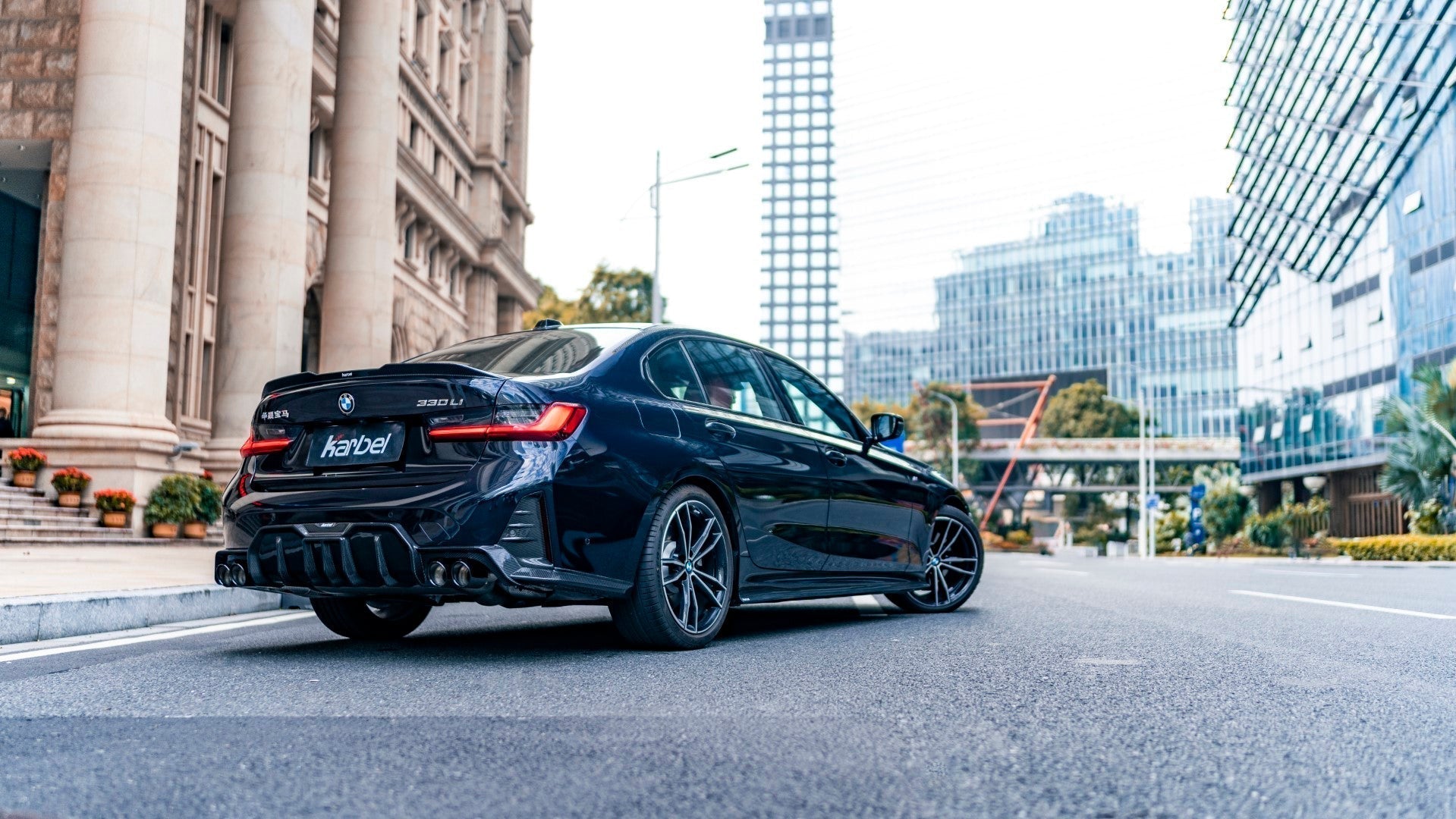KARBEL - BMW 3 SERIES G20 LCI CARBON FIBRE REAR DIFFUSER