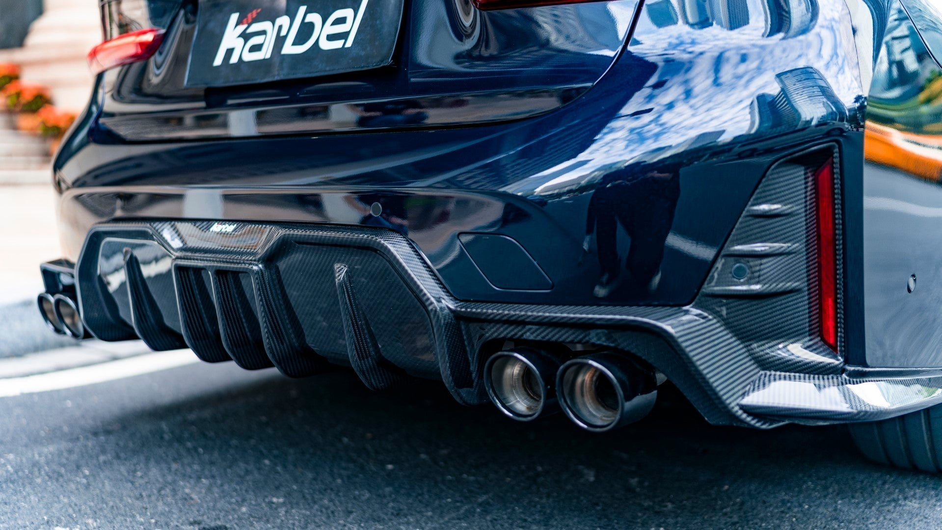 KARBEL - BMW 3 SERIES G20 LCI CARBON FIBRE REAR DIFFUSER
