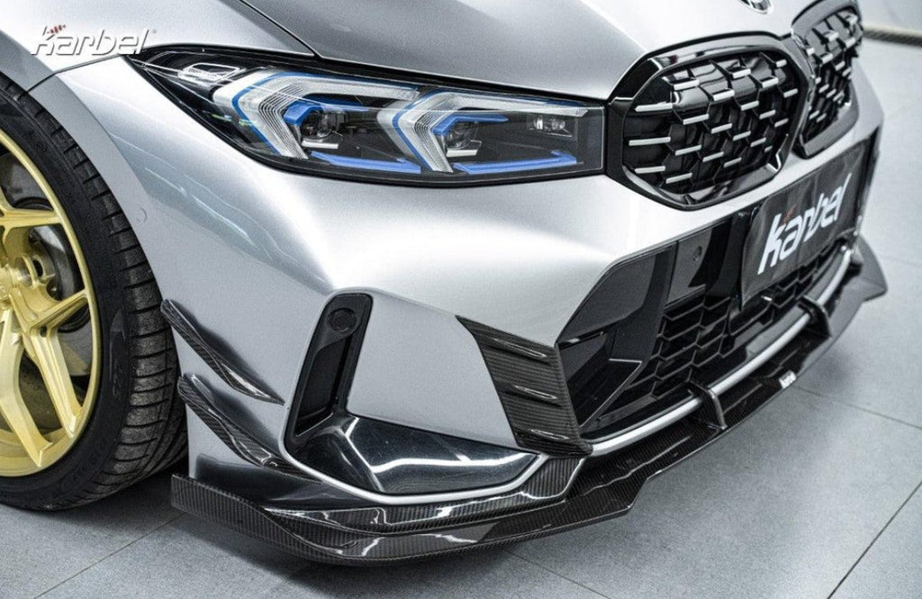 KARBEL - BMW 3 SERIES G20 LCI DRY CARBON FIBRE FRONT BUMPER TRIM