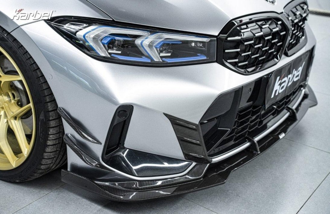 KARBEL - BMW 3 SERIES G20 LCI DRY CARBON FIBRE FRONT BUMPER TRIM