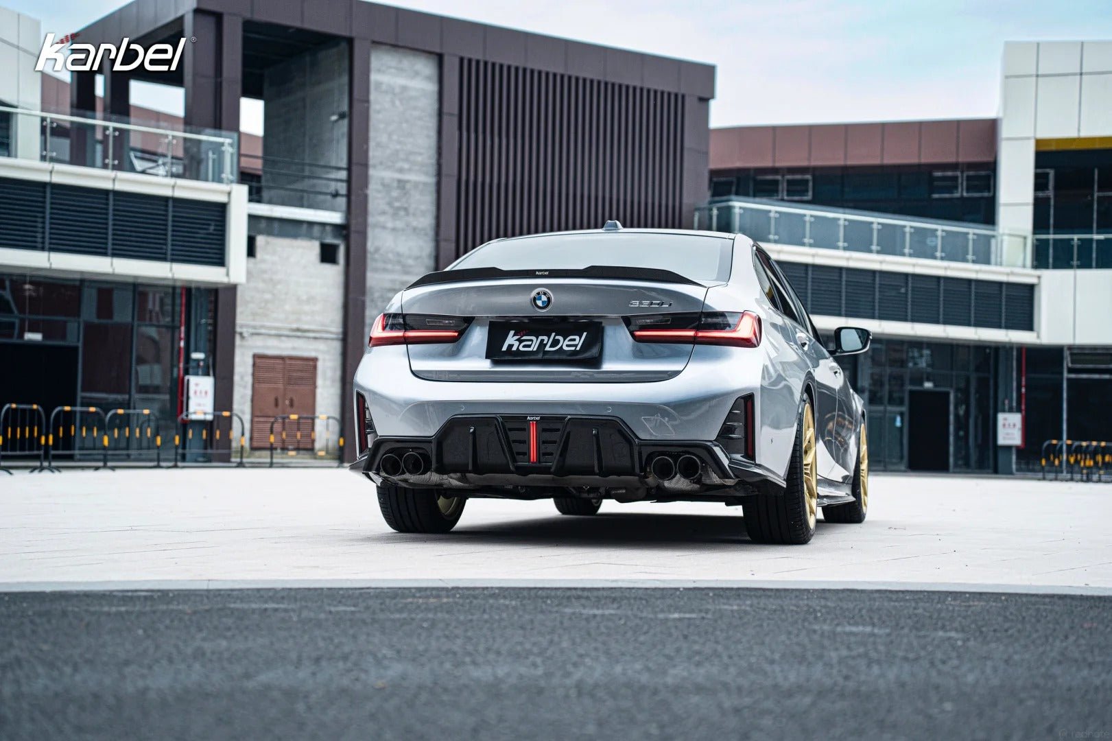 KARBEL - BMW 3 SERIES G20 LCI DRY CARBON FIBRE REAR DIFFUSER V2