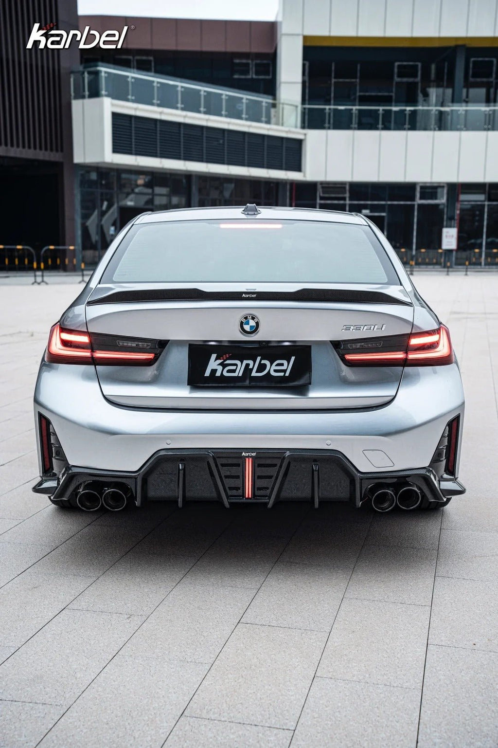 KARBEL - BMW 3 SERIES G20 LCI DRY CARBON FIBRE REAR DIFFUSER V2