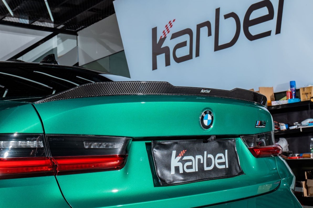 KARBEL - BMW 3 SERIES G20 / M3 G80 CARBON FIBRE REAR SPOILER V2