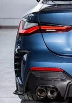 KARBEL - BMW 4 SERIES G22 G23 430i M440i CARBON FIBRE REAR BUMPER FRAMES