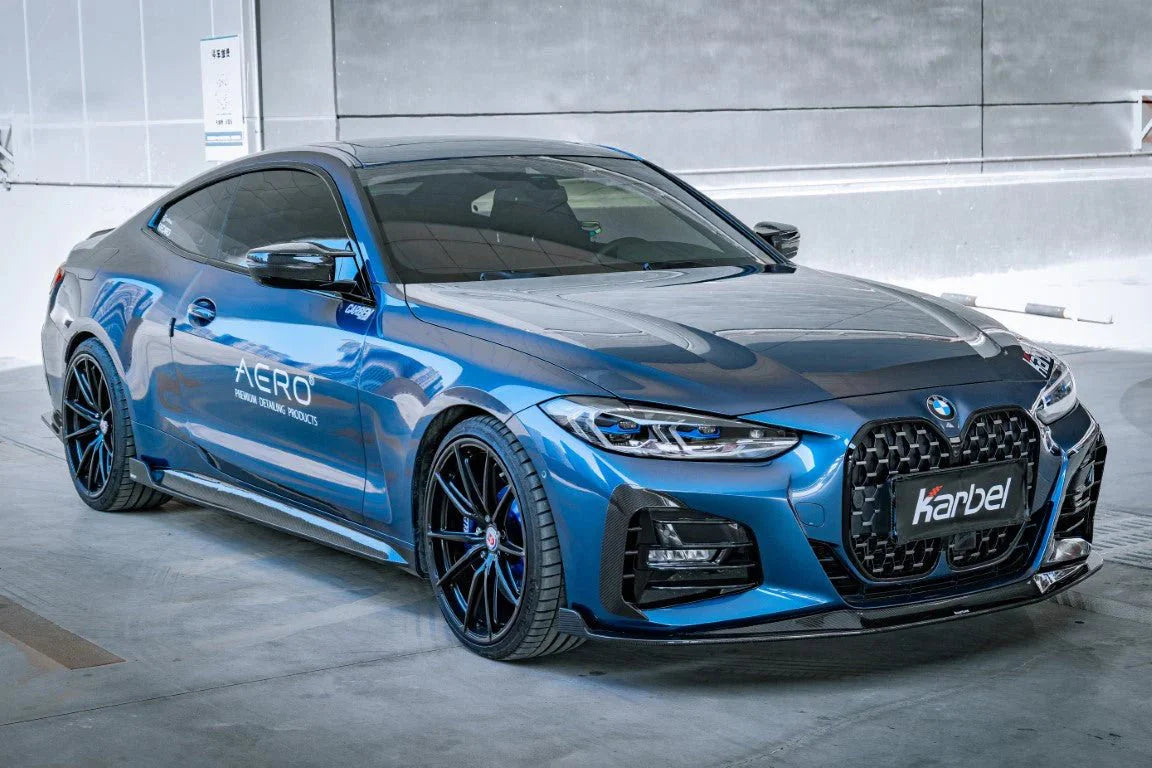 KARBEL - BMW 4 SERIES G22 G23 430i M440i CARBON FIBRE SIDE SKIRTS