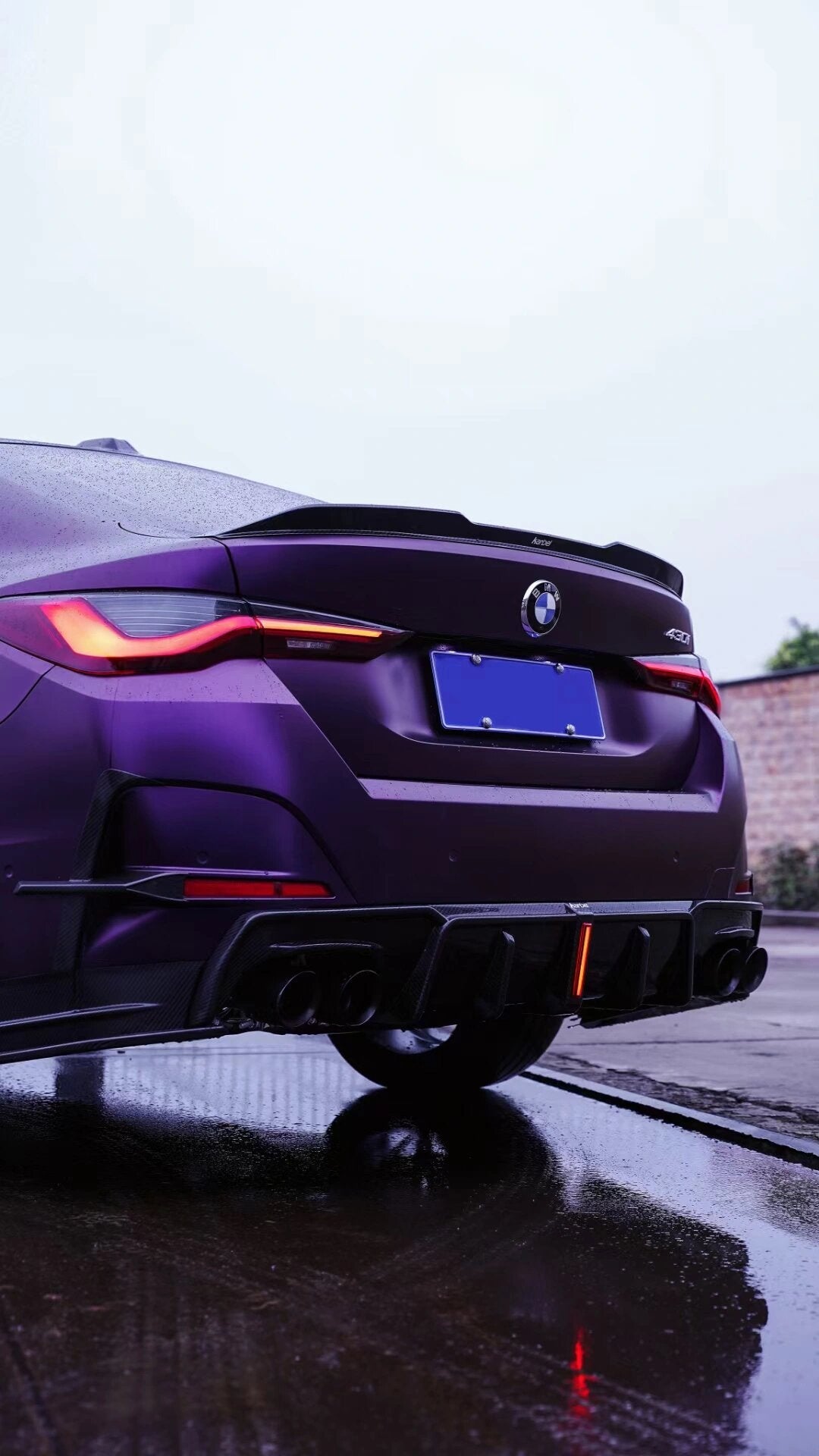 KARBEL - BMW 4 SERIES GRAN COUPE G26 CARBON FIBRE REAR DIFFUSER