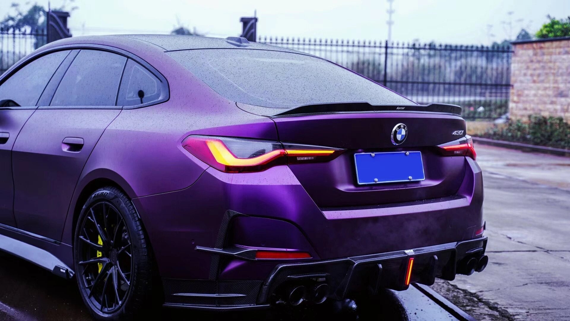 KARBEL - BMW 4 SERIES GRAN COUPE G26 CARBON FIBRE REAR DIFFUSER