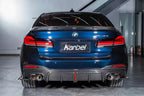 KARBEL - BMW 5 SERIES G30 CARBON FIBRE REAR DIFFUSER WITH EXTENSIONS