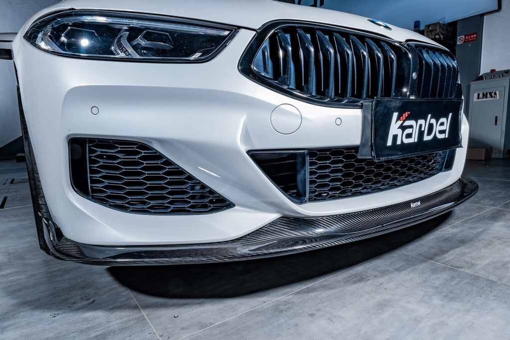 KARBEL - BMW 8 SERIES G14 G15 G16 CARBON FIBRE FRONT LIP SPLITTER