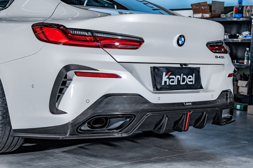KARBEL - BMW 8 SERIES GRAN COUPE G16 CARBON FIBRE REAR BUMEPER FRAMES