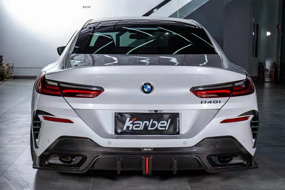 KARBEL - BMW 8 SERIES GRAN COUPE G16 CARBON FIBRE REAR BUMEPER FRAMES