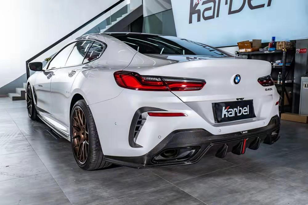 KARBEL - BMW 8 SERIES GRAN COUPE G16 CARBON FIBRE REAR DIFFUSER